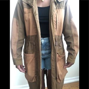 Tan Parka Jacket
